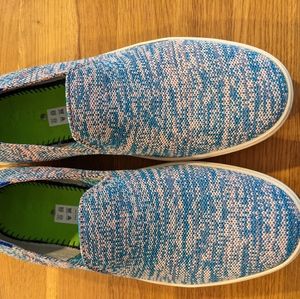 EUC Rothy's turquoise melange sneakers 10